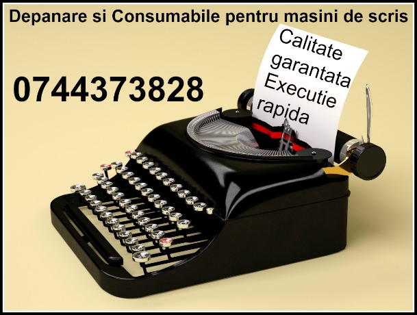 Service si consumabile masini de scris 0744373828 mecanice si electric, Sector 1 - Bucuresti - imagine 1 - popic.ro