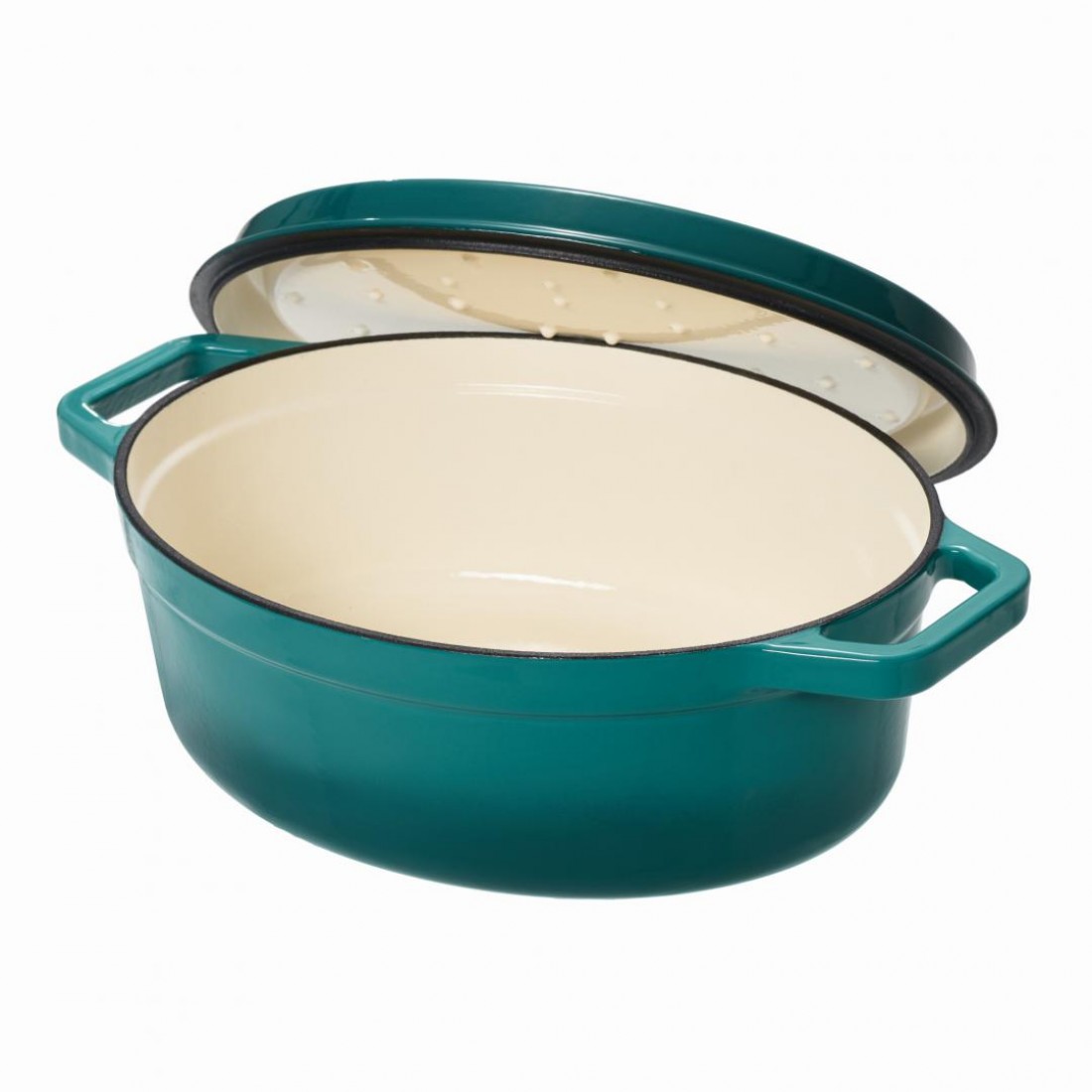 Cratita semiovala din fonta emailata Cooking by Heinner ✔️, Sector 1 - Bucuresti - imagine 1 - popic.ro