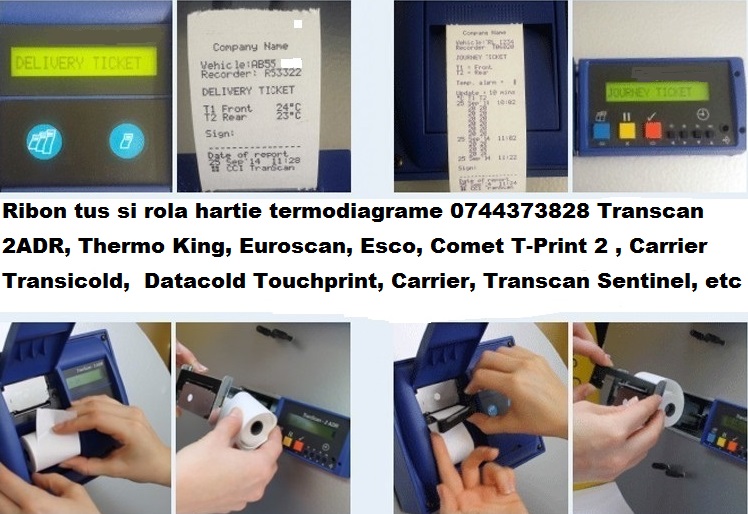 Role de hartie si ribon tus termodiagrama Transcan, Thermoking, Dataco, Sector 1 - Bucuresti - imagine 1 - popic.ro