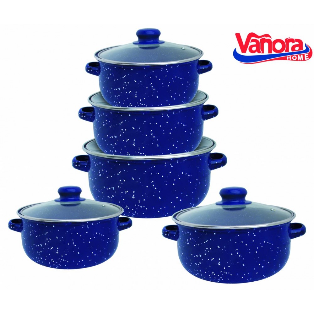 Set oale emailate pentru gatit Vanora Home Zora, 10 piese ✔️, Sector 1 - Bucuresti - imagine 1 - popic.ro