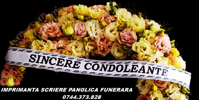 Imprimanta scrierere panglica funerara, florala sau diverse evenimente, Sector 1 - Bucuresti - imagine 1 - popic.ro