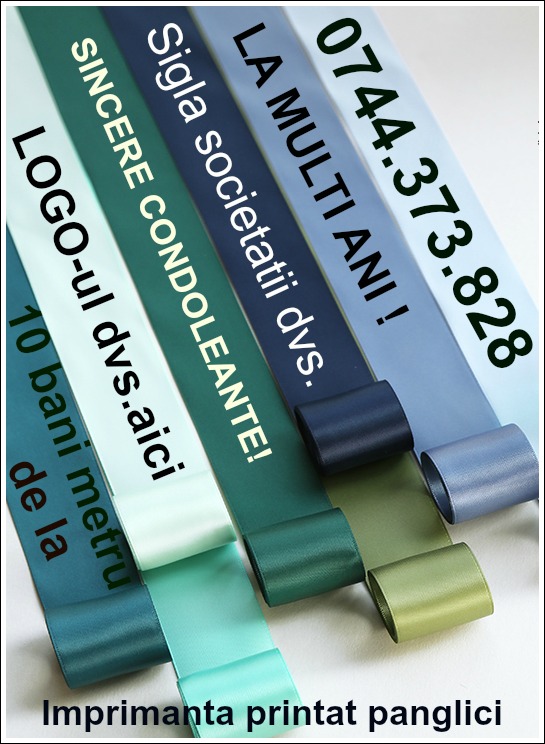 Imprimanta scriere panglica coroana funerara, jerba, florala, sau dive, Sector 1 - Bucuresti - imagine 2 - popic.ro