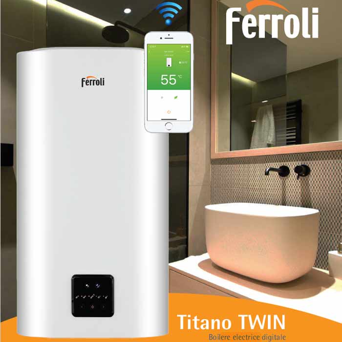 Boiler Electric Titano Twin Ferroli 50, Sighetu Marmației - Maramures - imagine 2 - popic.ro