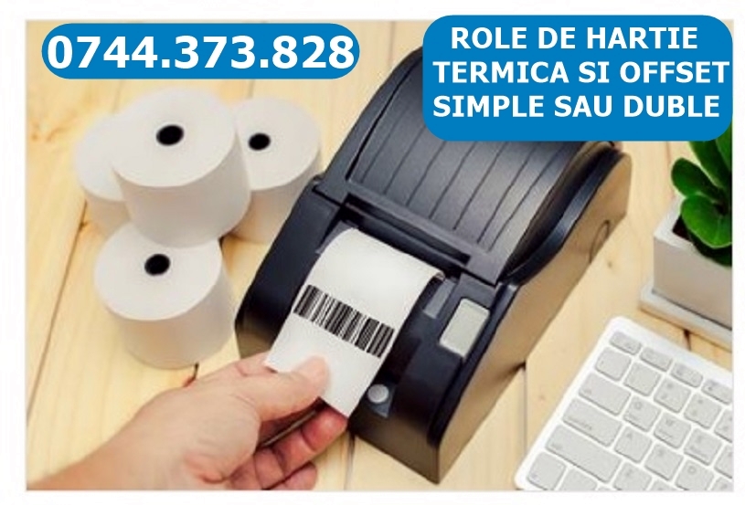 Role hartie pt. bonuri, aparatura medicala ,vouchere,cupoane,bilete, Sector 1 - Bucuresti - imagine 1 - popic.ro