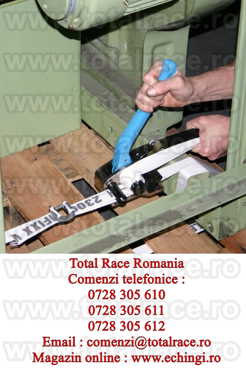 Dispozitive de legare cu banda de poliester Total Race, Giurgiu - Giurgiu - imagine 2 - popic.ro