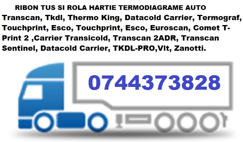 Ribon tus si role hartie termoimprimanta Thermo King, Datacold Carrier, Sector 1 - Bucuresti - imagine 1 - popic.ro
