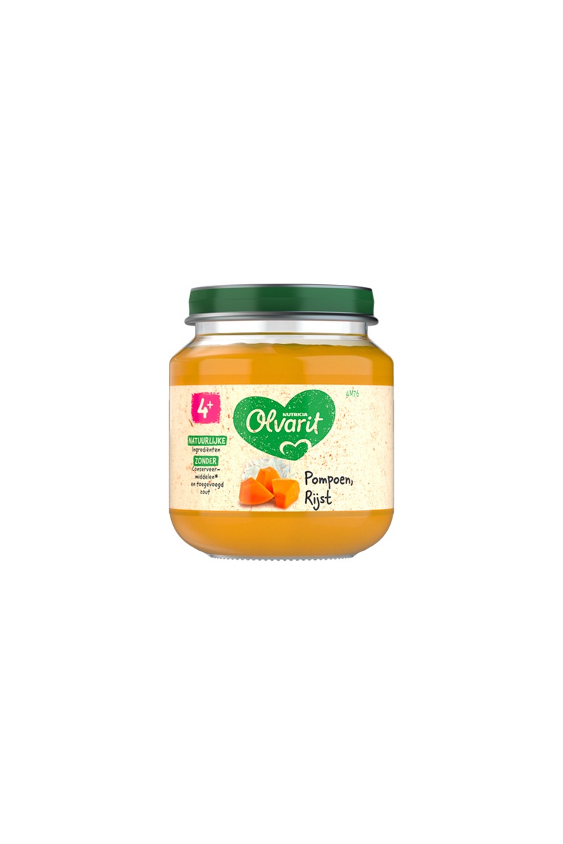 Olvarit mancare pentru bebelusi Dovleac cu Orez 4+ luni, Argeșelu - Arges - imagine 1 - popic.ro