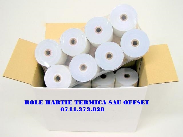 Role hartie pt. bonuri, aparatura medicala ,vouchere, cupoane, bilete, Sector 1 - Bucuresti - imagine 1 - popic.ro