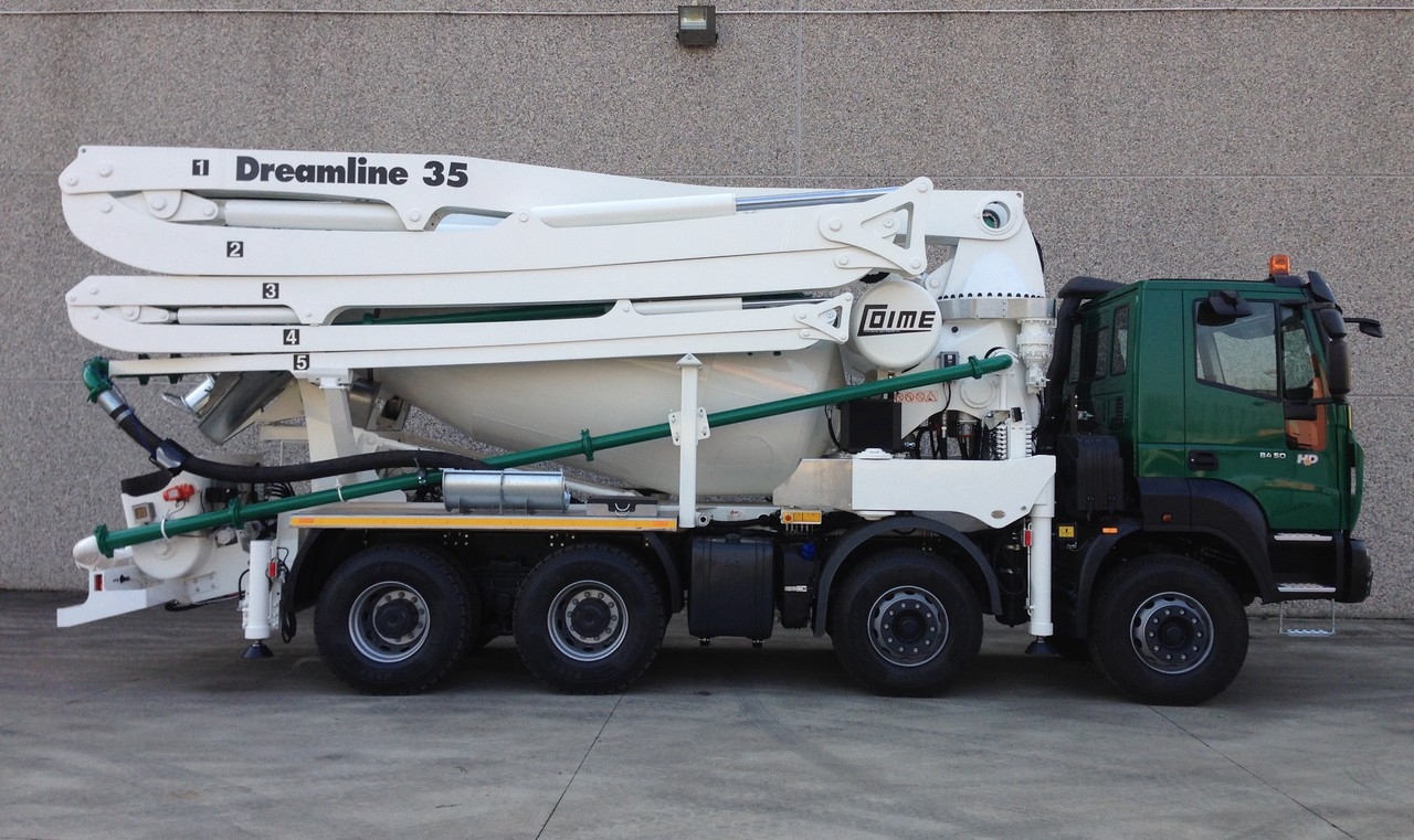 Pompa de beton Coime cu brat 35m in Z,  si mixer 9mc, M35.5Z DN100, no, Piatra-Neamț - Neamt - imagine 1 - popic.ro