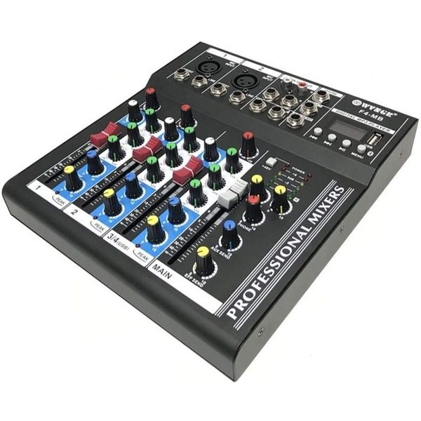 Mixer audio  WVNGR F4-MB cu 4 canale  USB si Bluetooth, Sector 3 - Bucuresti - imagine 3 - popic.ro