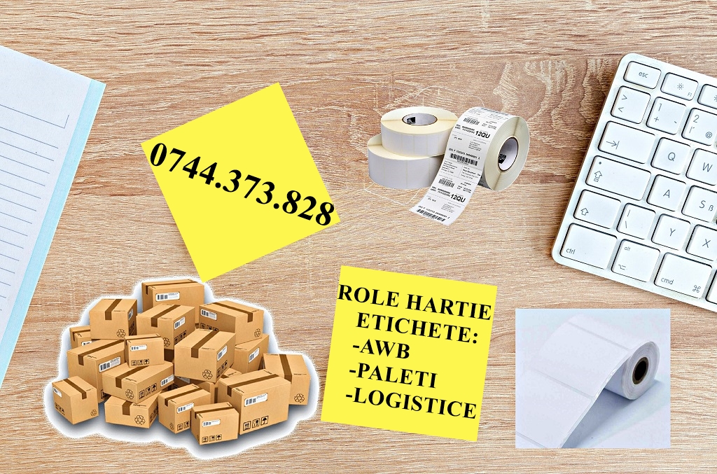 Role etichete awb – pentru pachete, ambalare colete, Sector 1 - Bucuresti - imagine 1 - popic.ro