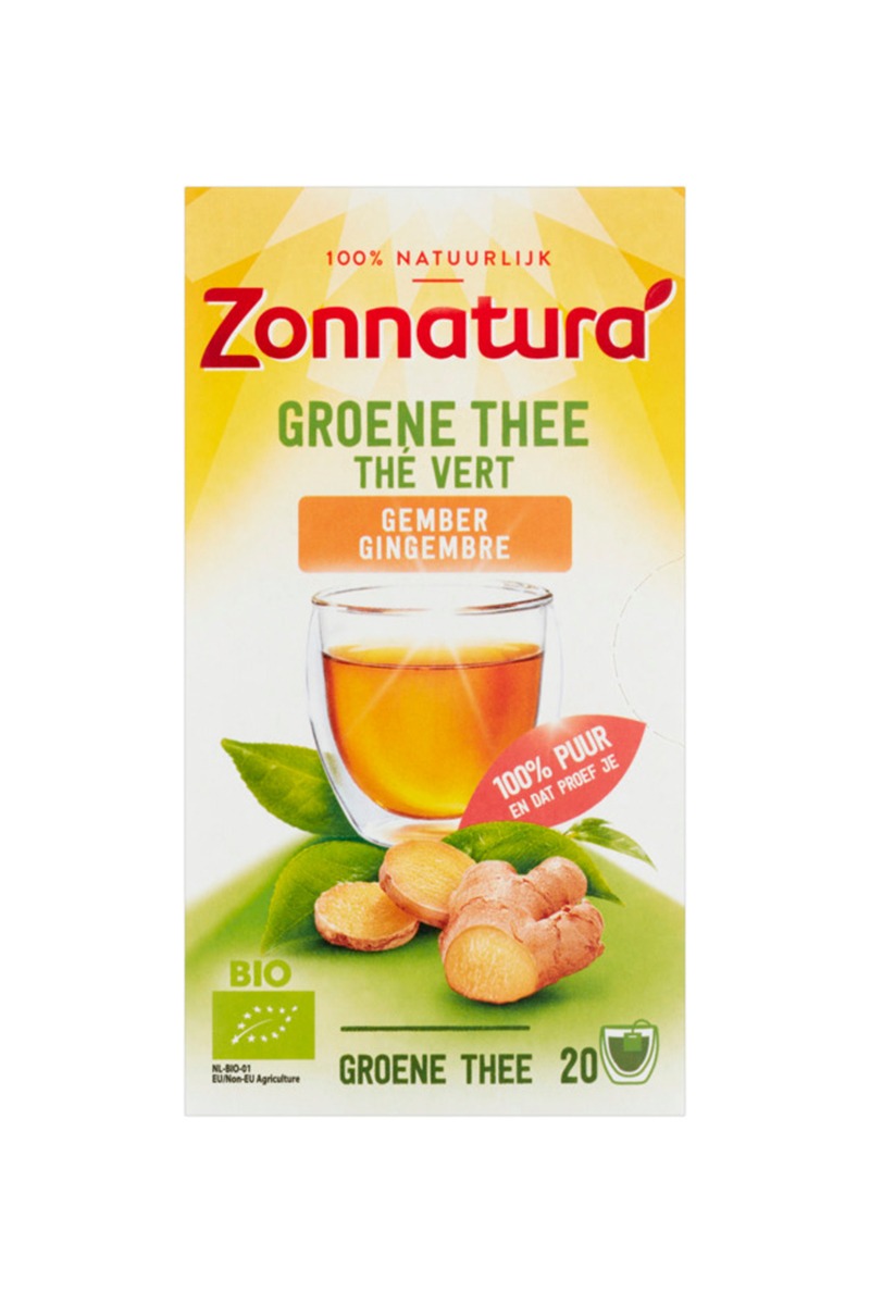 Zonnatura BIO Ceai Verde cu Ghimbir Total Blue, Iași - Iasi - imagine 1 - popic.ro
