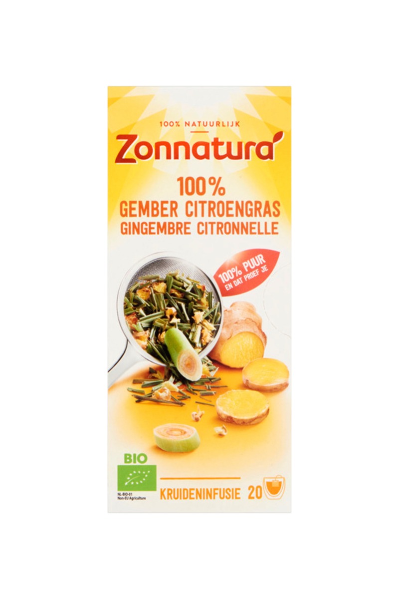 Zonnatura Ceai BIO Ghimbir si LemonGrass Total Blue, Pitești - Arges - imagine 1 - popic.ro