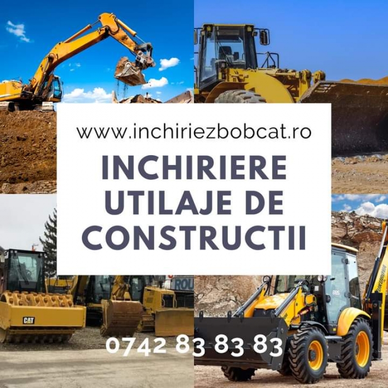 BULDOEXCAVATOR BOBCAT Miniexcavator Corbeanca Otopeni Balotesti Snagov, Corbeanca - Ilfov - imagine 2 - popic.ro