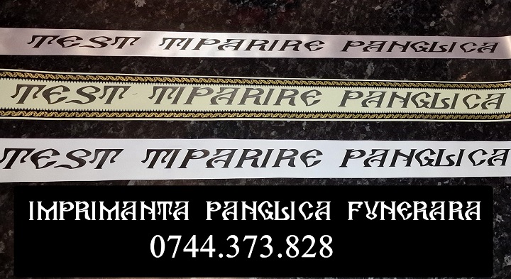 Imprimanta scriere text panglica coroana funerara, Sector 1 - Bucuresti - imagine 1 - popic.ro
