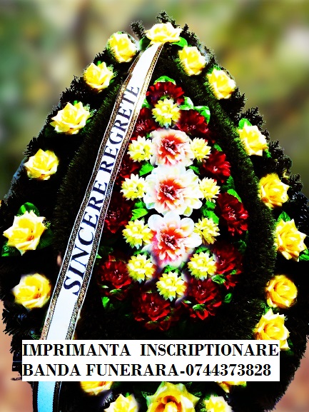 Imprimanta scriere mesaj panglica funerara, Sector 3 - Bucuresti - imagine 1 - popic.ro