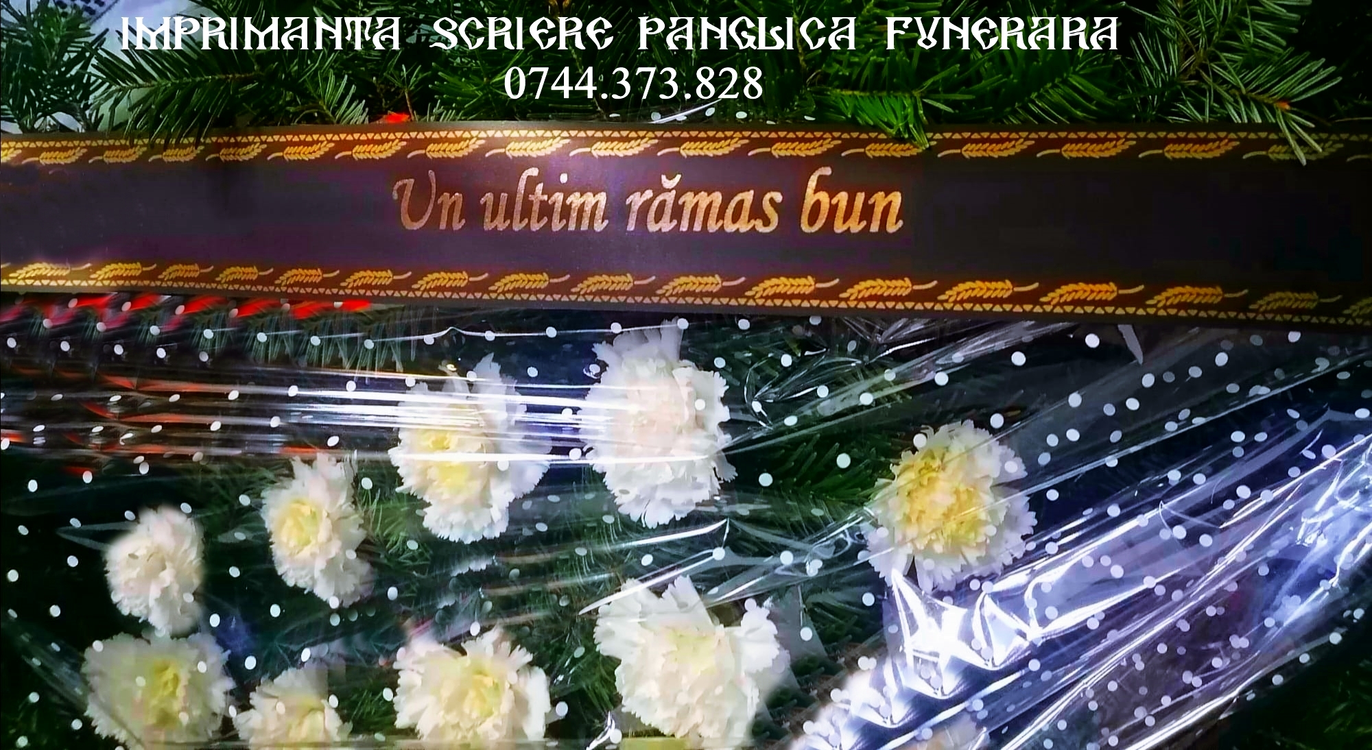 Sistem de scriere panglica funerara., Sector 2 - Bucuresti - imagine 1 - popic.ro