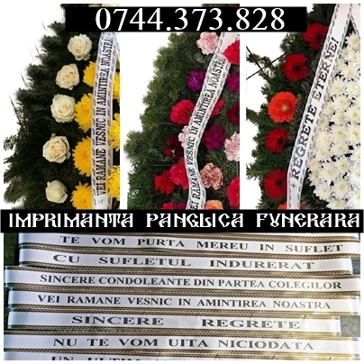 Imprimanta text panglica funerara, Sector 2 - Bucuresti - imagine 1 - popic.ro