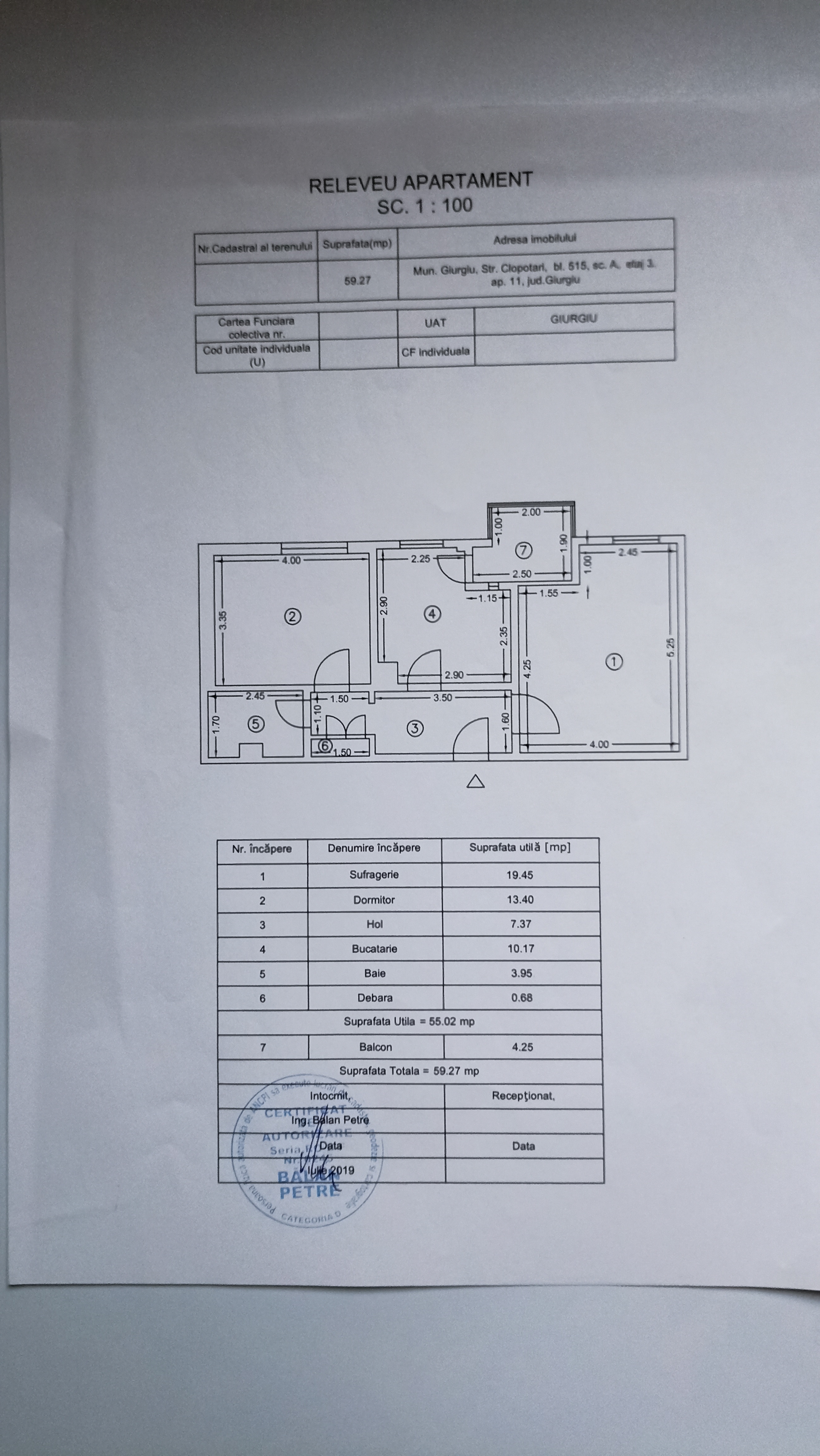 Vând apartament 2 camere, Giurgiu - Giurgiu - imagine 4 - popic.ro