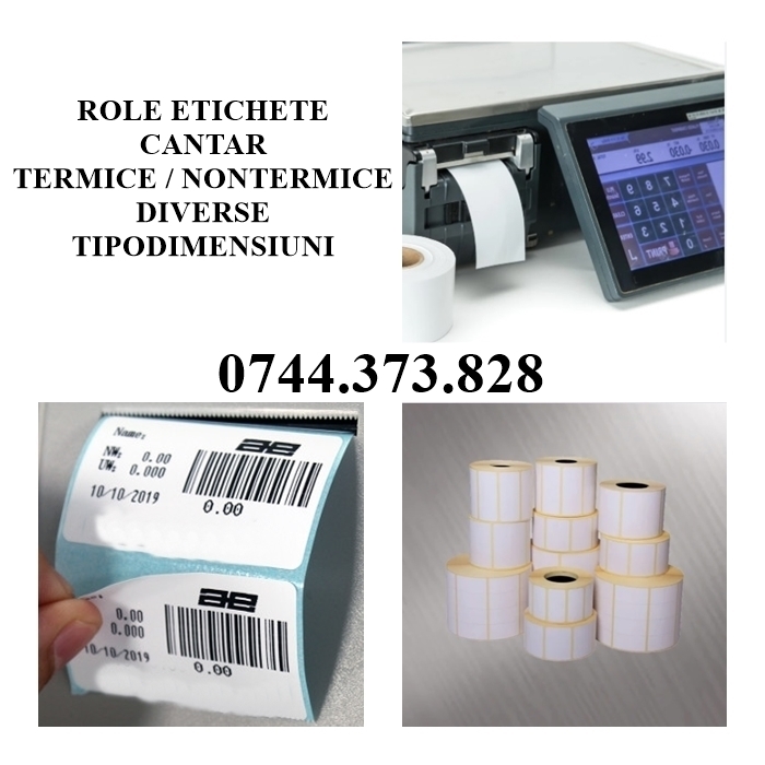 Etichete cantare Digi-SM, Dibal,Digi Dps, Bizerba, Rongta, Cas, etc. R, Sector 3 - Bucuresti - imagine 1 - popic.ro