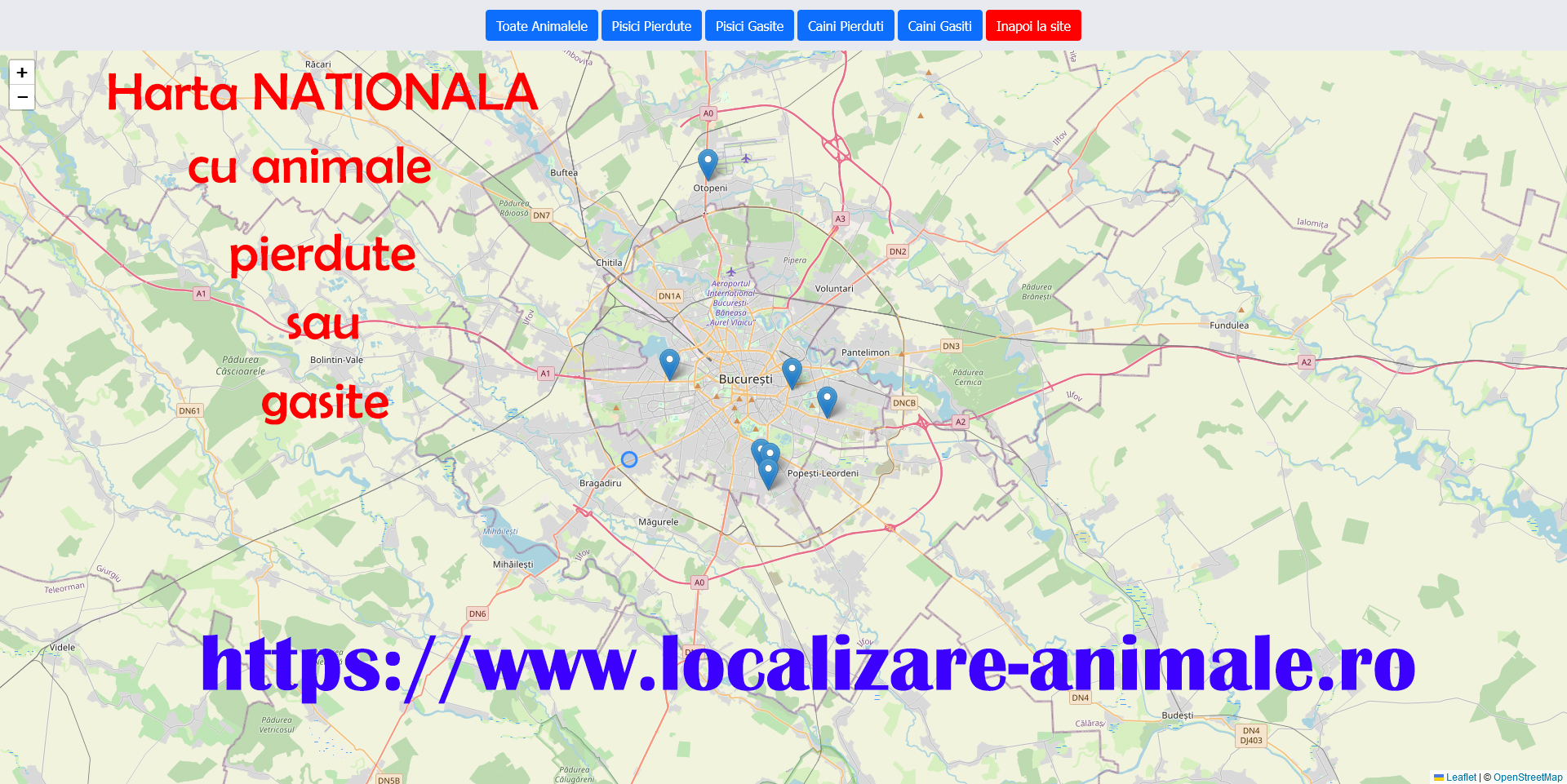 Localizeaza pisica pierduta sau un caine gasit pe harta nationala cu a, Sector 5 - Bucuresti - imagine 3 - popic.ro