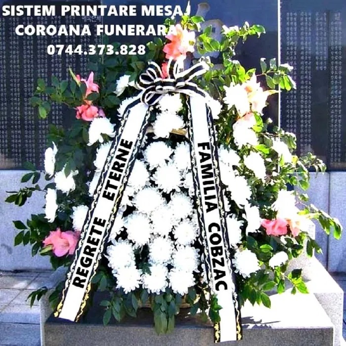 Imprimanta inscriptionare panglica lenta funerara, pompe funebre, Sector 1 - Bucuresti - imagine 2 - popic.ro