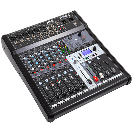Mixer digital HPA Promix 8R ,8 canale 48V Bluetooth ,USB,SD, Tulcea - Tulcea - imagine 1 - popic.ro