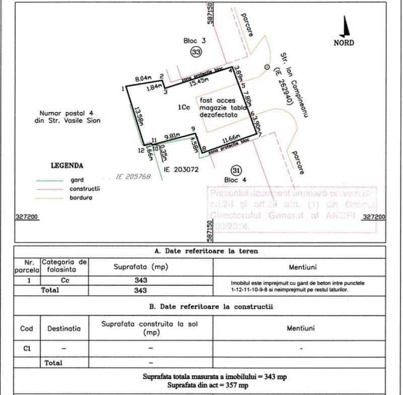 Ocazie Rara: Teren de Vanzare in Bucuresti, Langa Sala Palatului, Sector 1 - Bucuresti - imagine 1 - popic.ro