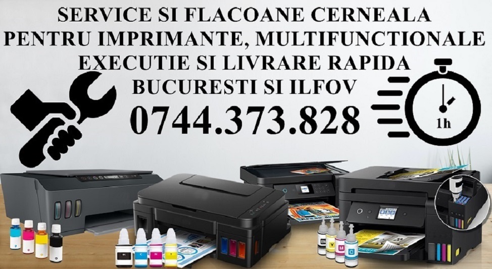 Reumplere cartuse reparatii imprimante cu rezervoare ink in Bucuresti, Sector 1 - Bucuresti - imagine 1 - popic.ro
