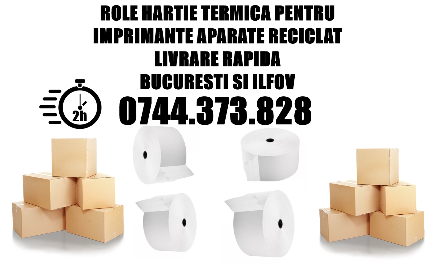 Rola hartie imprimanta aparate reciclat RetuRo, Tomra, Envipco..., Sector 1 - Bucuresti - imagine 1 - popic.ro