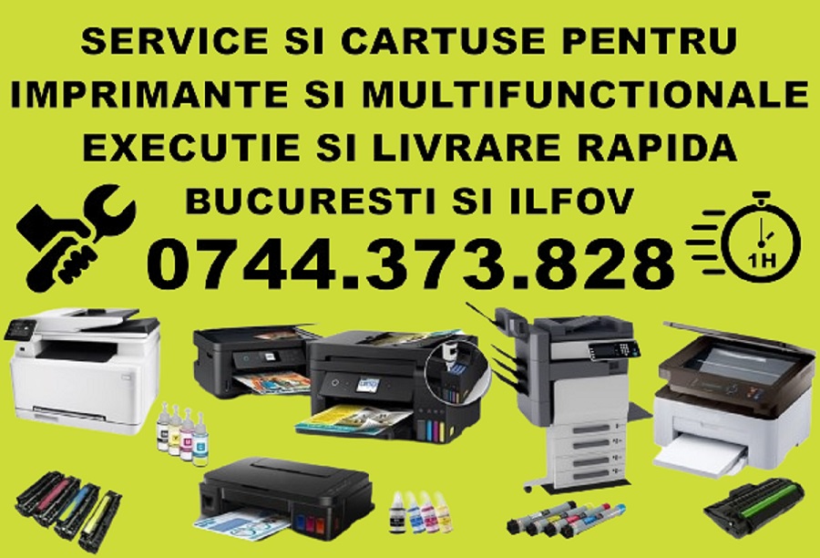 Reparatie si incarcare cartuse imprimante si copiatoare Popesti Leorde, Popești-Leordeni - Ilfov - imagine 1 - popic.ro