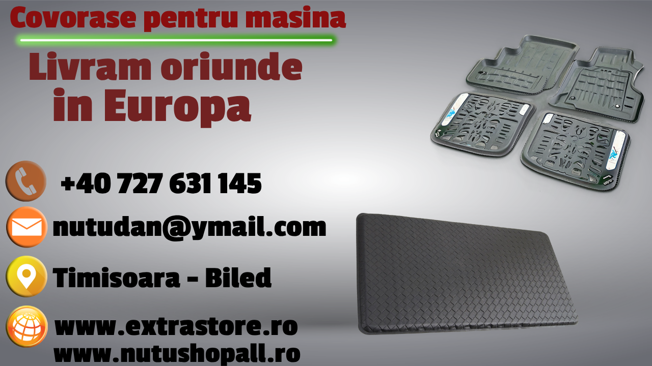 Covorase pentru masina si protectie de grinda etc, la cel mai mic pret, Timișoara - Timis - imagine 1 - popic.ro