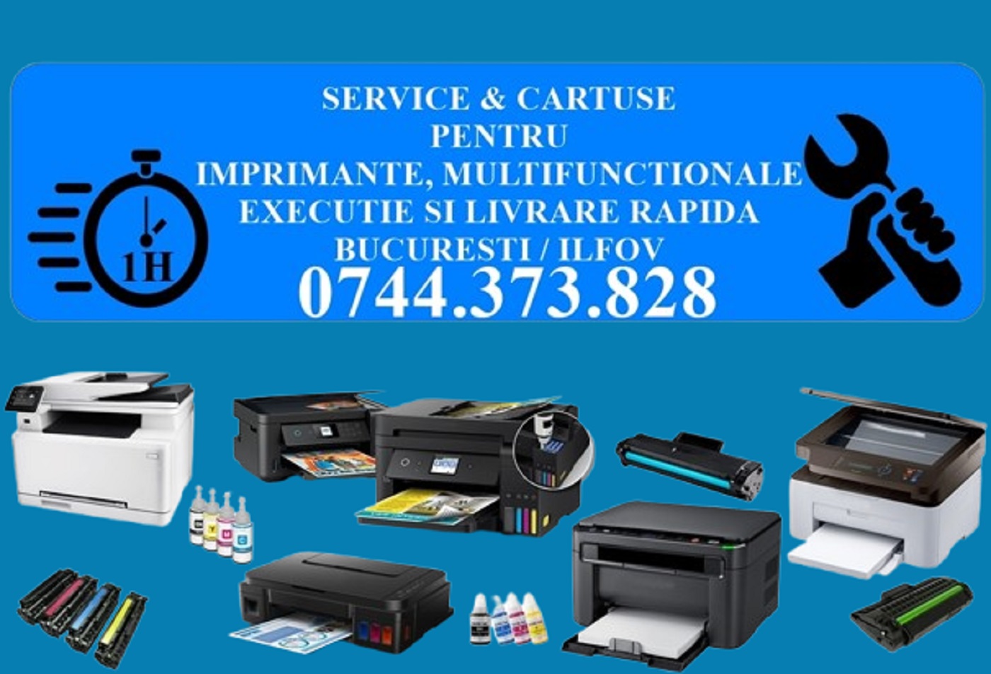 Reparații imprimante Sector 2 – Service rapid B2B București Ilfov, Sector 2 - Bucuresti - imagine 1 - popic.ro