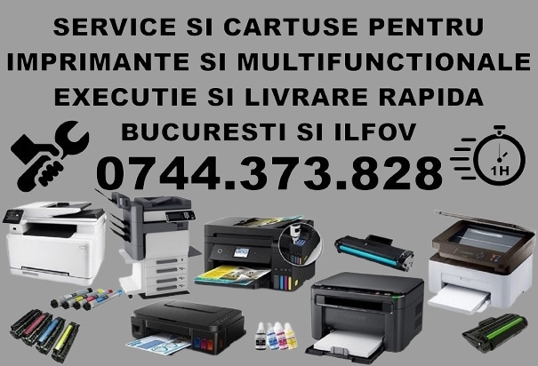 Reparatii si cartuse imprimante si multifunctionale  Micsunesti-Moara, Micșunești-Moară - Ilfov - imagine 1 - popic.ro