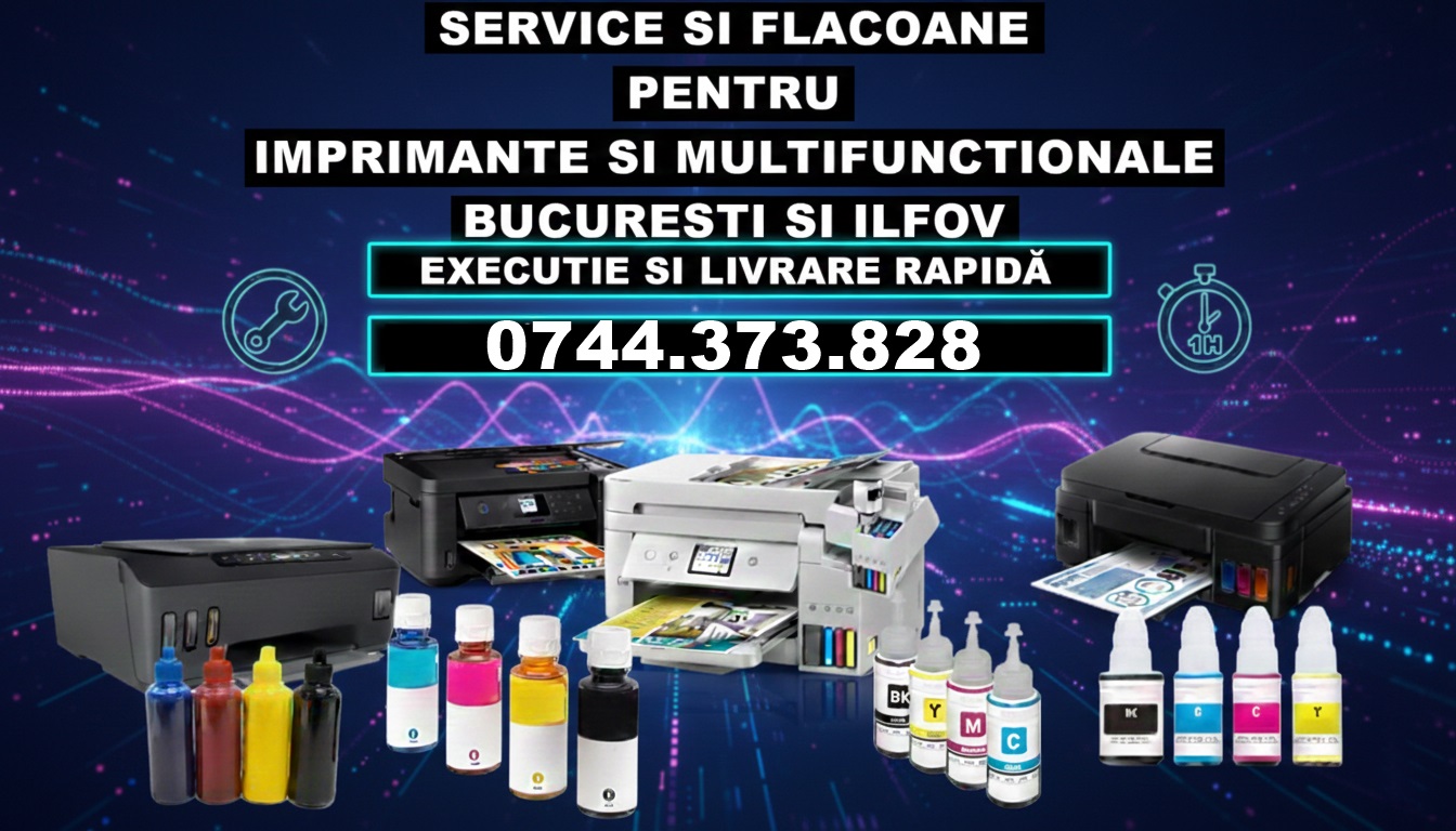 Reparatii imprimante Epson in zona Barbu Vacarescu, Floreasca, Tei, Sector 1 - Bucuresti - imagine 1 - popic.ro