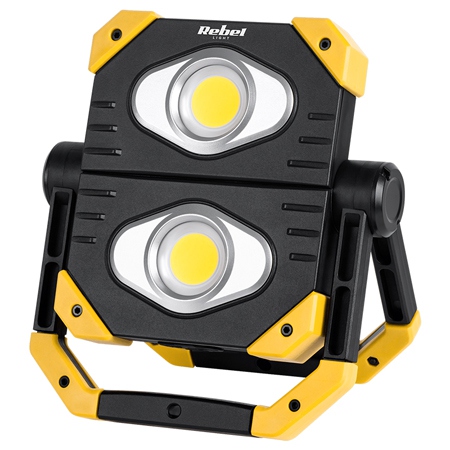 Reflector LED 2×9.5W COB cu acumulator 3.7V / 5Ah, Tulcea - Tulcea - imagine 1 - popic.ro