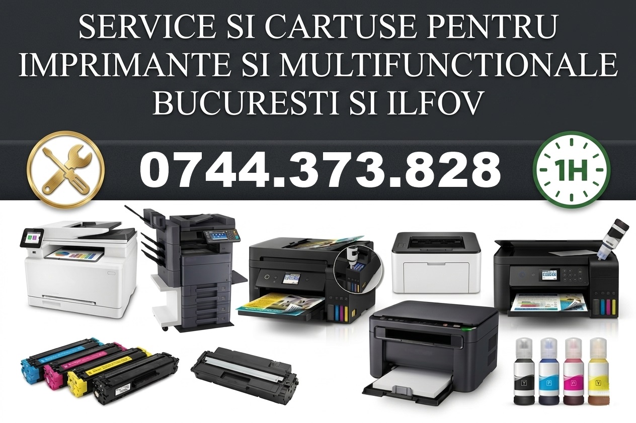 Rapid reparatii imprimante si copiatoare cu livrare cartuse Bucuresti, Sector 1 - Bucuresti - imagine 1 - popic.ro