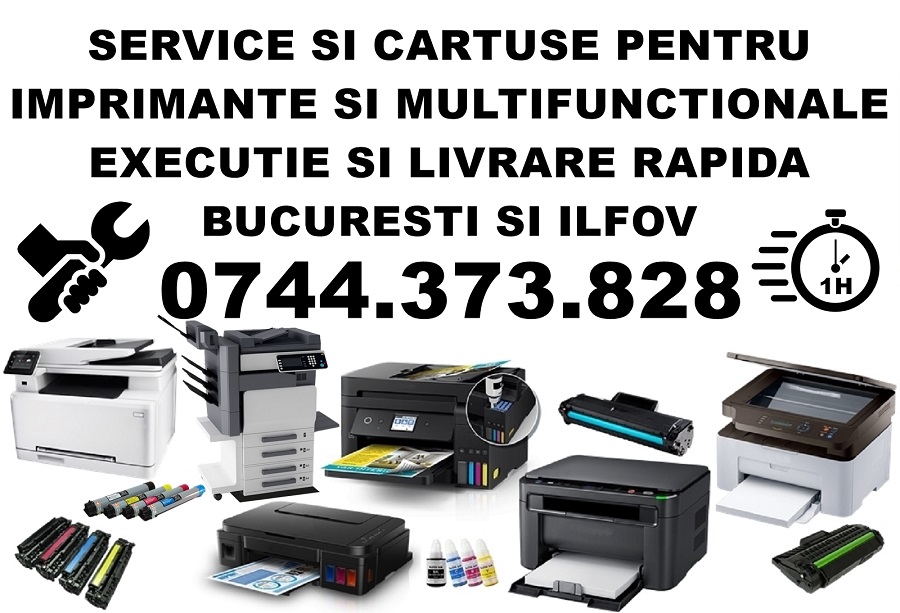Service si cartuse pentru imprimante si copiatoare Bucuresti Ilfov !., Sector 1 - Bucuresti - imagine 1 - popic.ro