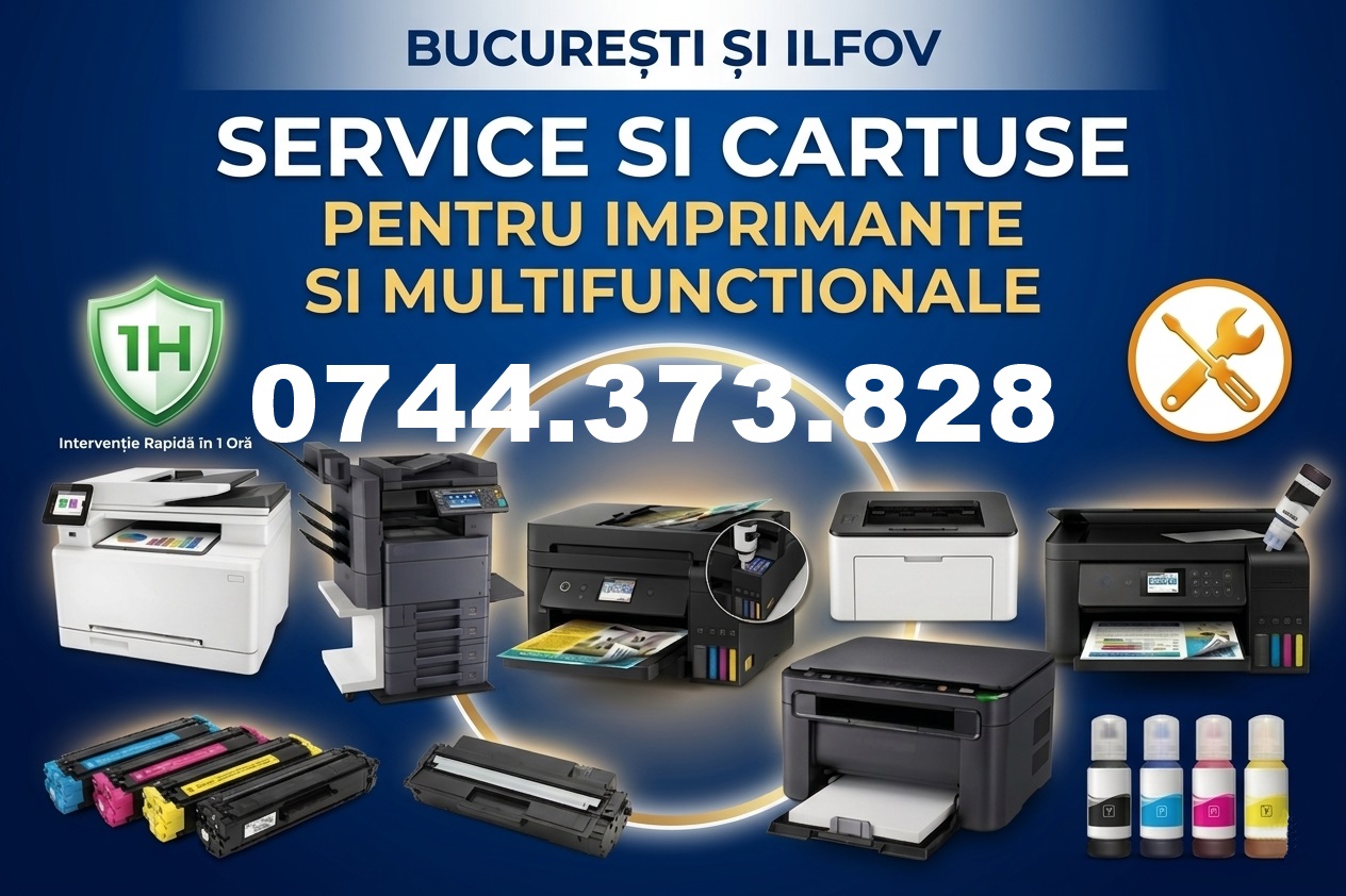 Reparatii service pentru imprimante si copiatoare in Bucuresti si Ilfo, Sector 1 - Bucuresti - imagine 1 - popic.ro
