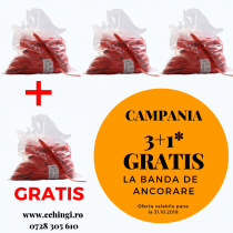 Super oferta 3+1 gratis : banda de ancorare TOTAL RACE, Buzău - Buzau