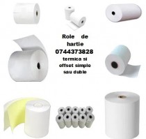 Role de hartie 0744373828 termice sau offset, simple sau duble, cu liv, Sector 1 - Bucuresti
