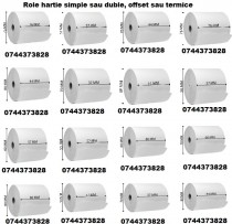 Role de hartie  termica si offset, simple sau duble., Sector 1 - Bucuresti
