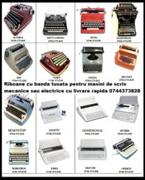 Riboane cu banda tusata pentru masini de scris mecanice sau electrice, Sector 1 - Bucuresti
