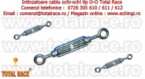 Intinzatoare cablu cu doua ochiuri de prindere Total Race, Brăileni - Arges