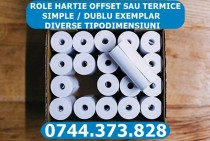 Role hartie termica si offset in orice tipodimensiune cu livrare rapid, Sector 1 - Bucuresti