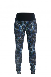 Colanti/leggings gravide cu imprimeu Queen Mum, Râmeț - Alba