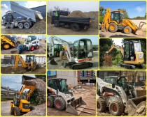 Buldoexcavator Bobcat Nisip Pietris Pamant, Corbeanca - Ilfov