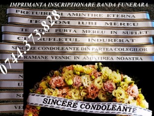 Sistem printare panglici funerare si personalizare florarie!., Sector 1 - Bucuresti