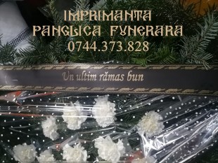Aparat imprimat panglici funerare si florale., Sector 1 - Bucuresti
