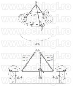 Clesti pentru tuburi de beton model BTG 50-180mm, Deva - Hunedoara
